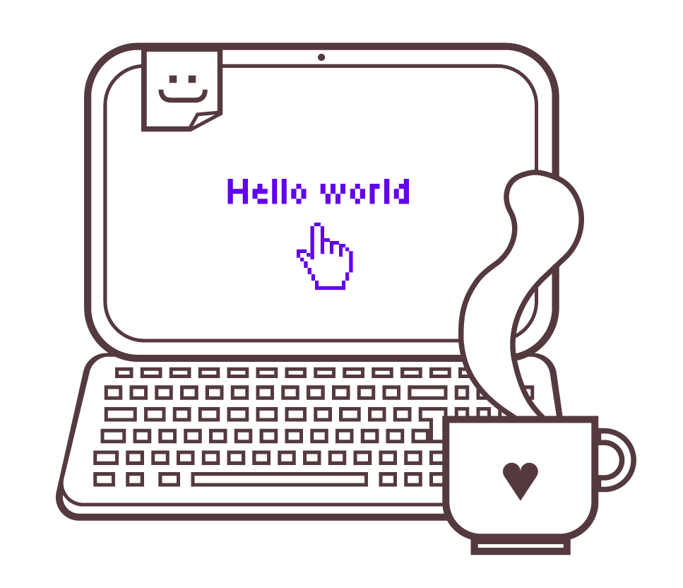 Laptop easter egg animation